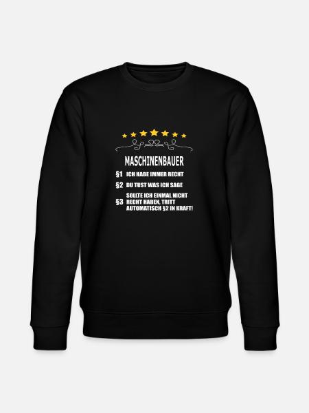 MASCHINENBAUER (2) - Stanley/Stella Unisex Bio-Sweatshirt CHANGER  - Schwarz