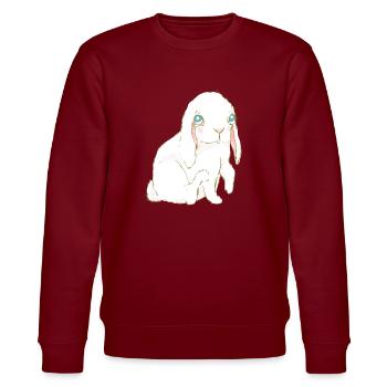 Rabbit - Stanley/Stella CHANGER Unisex Organic Sweatshirt - burgundy - Front - Nik (191cm) & Marisol (170cm)