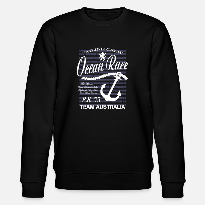 Ocean Sailing Race - Stanley/Stella CHANGER Unisex Organic Sweatshirt - black