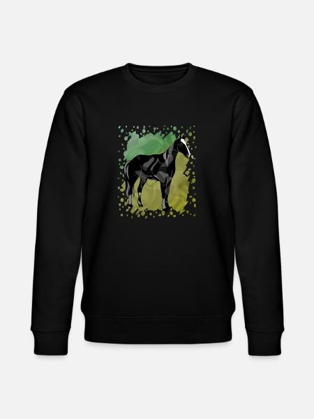 Cheval - Sweat bio CHANGER Stanley/Stella Unisexe - noir