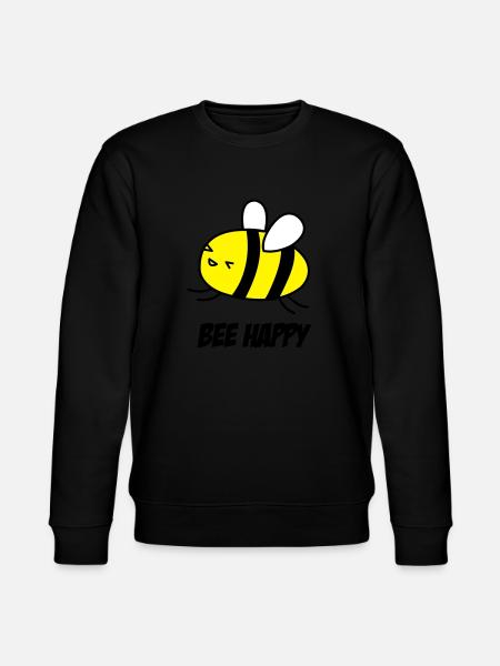 bee happy - Sweat bio CHANGER Stanley/Stella Unisexe - noir