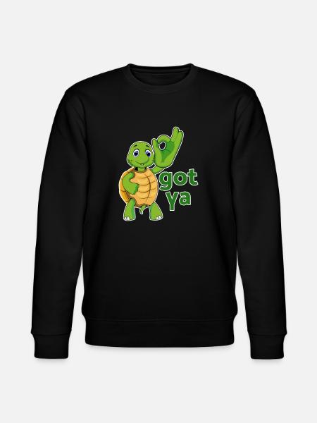 turtle turtle testudines toad - Stanley/Stella CHANGER Unisex Organic Sweatshirt - black