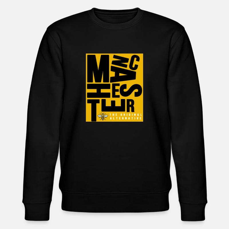 Manchester - Stanley/Stella Unisex Bio-Sweatshirt CHANGER  - Schwarz