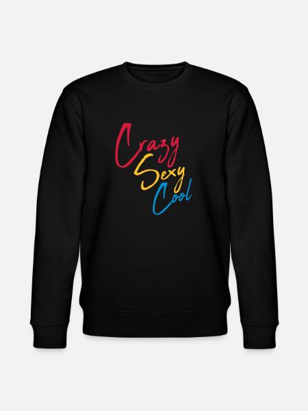 crazy sexy cool design - Stanley/Stella CHANGER Unisex Organic Sweatshirt - black