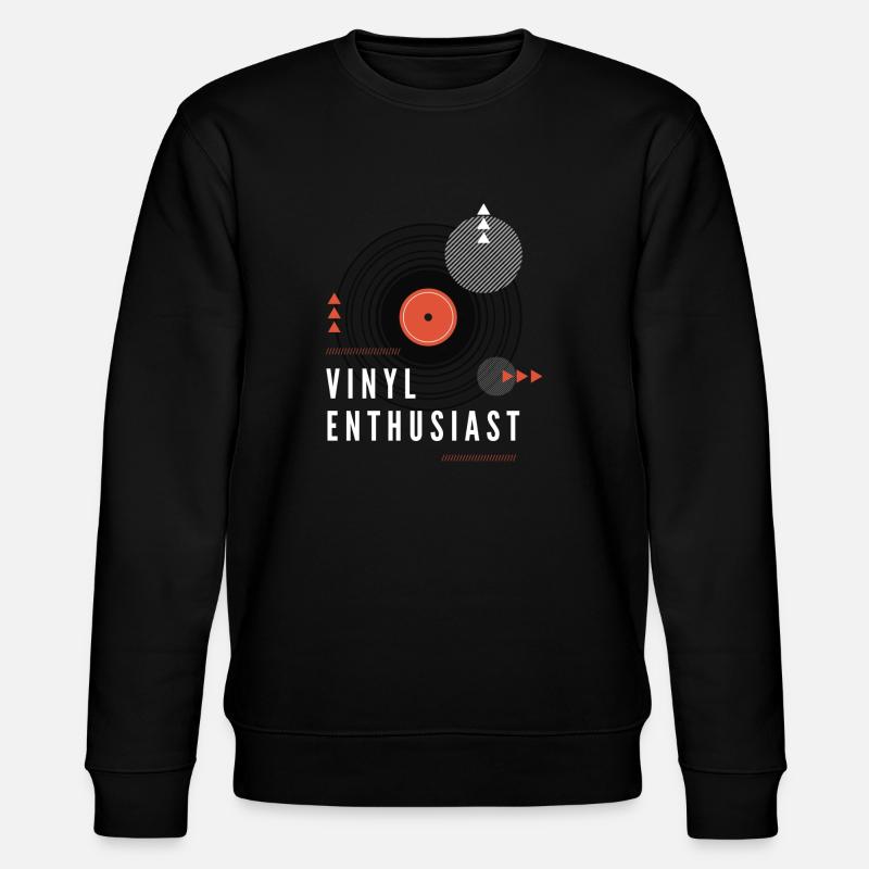 Passionné de vinyle - Sweat bio CHANGER Stanley/Stella Unisexe - noir
