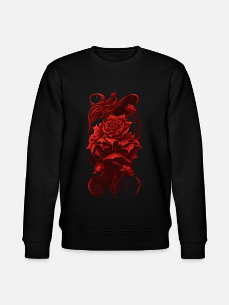 Gothic Rose - Stanley/Stella CHANGER Unisex Organic Sweatshirt - black