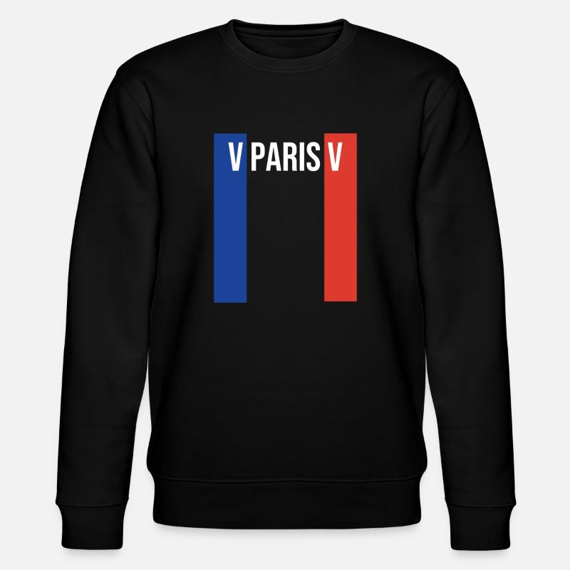 Paris V - Stanley/Stella Unisex Bio-Sweatshirt CHANGER  - Schwarz