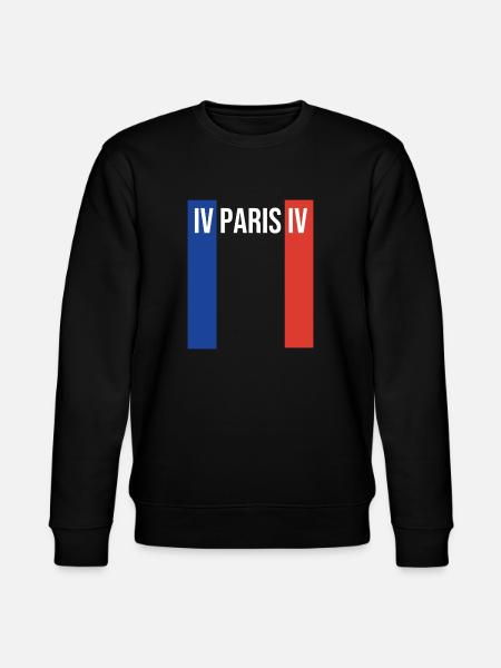 Paris IV Hôtel de Ville Paris - Stanley/Stella Unisex Bio-Sweatshirt CHANGER - Schwarz