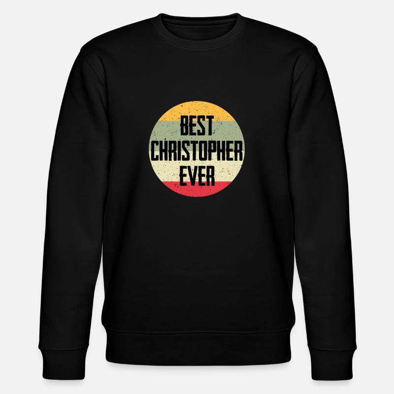 Best Christopher Ever - Stanley/Stella Unisex Bio-Sweatshirt CHANGER - Schwarz