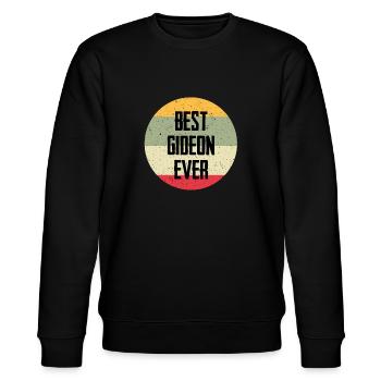 Best Gideon Ever - Stanley/Stella CHANGER Unisex Organic Sweatshirt - black - Front - Nik (191cm) & Marisol (170cm)
