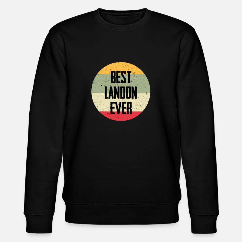 Best Landon Ever - Stanley/Stella Unisex Bio-Sweatshirt CHANGER  - Schwarz