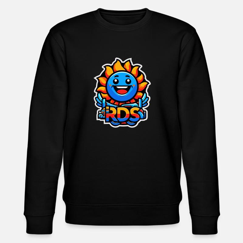 Sunny RDS logo - Stanley/Stella CHANGER Unisex Organic Sweatshirt - black