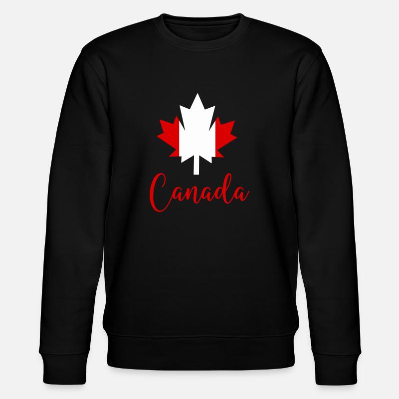 Canada Canada Feuille d’érable - Sweat bio CHANGER Stanley/Stella Unisexe - noir