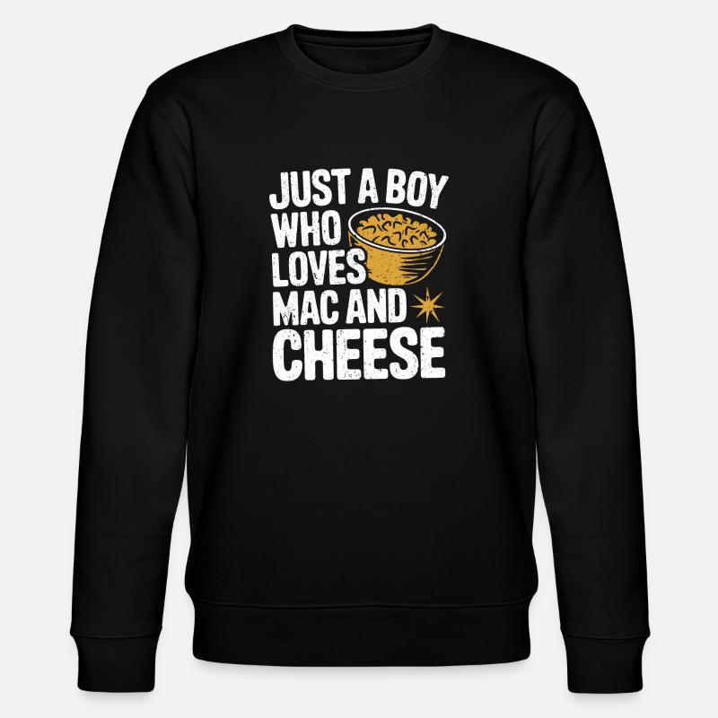 Macaroni au fromage fantaisie - Sweat bio CHANGER Stanley/Stella Unisexe - noir