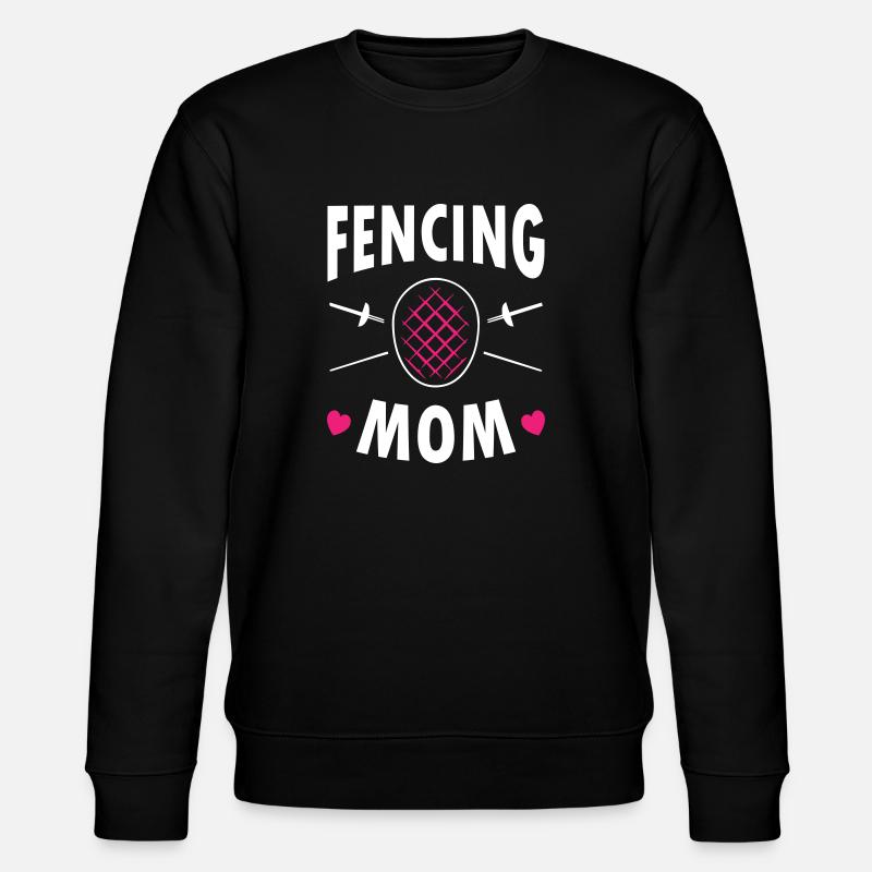 Fencing Mom - Stanley/Stella Unisex Bio-Sweatshirt CHANGER  - Schwarz