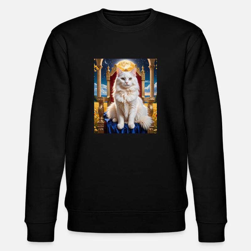 Cat - Stanley/Stella Unisex Bio-Sweatshirt CHANGER  - Schwarz