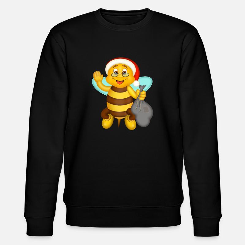 HAPBEE Weihnachten - Stanley/Stella Unisex Bio-Sweatshirt CHANGER  - Schwarz