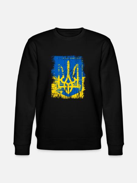 Ukraine - Stanley/Stella Unisex Bio-Sweatshirt CHANGER  - Schwarz