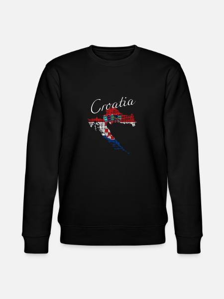 Croatia - Stanley/Stella Unisex Bio-Sweatshirt CHANGER  - Schwarz