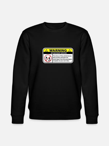 information for passengers - Stanley/Stella CHANGER Unisex Organic Sweatshirt - black