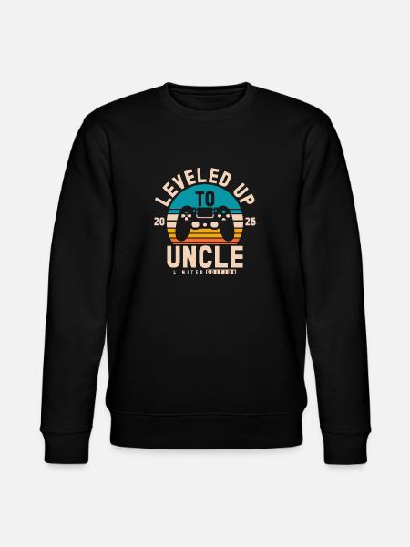 Ascended to Uncle 2025 - Stanley/Stella CHANGER Unisex Organic Sweatshirt - black