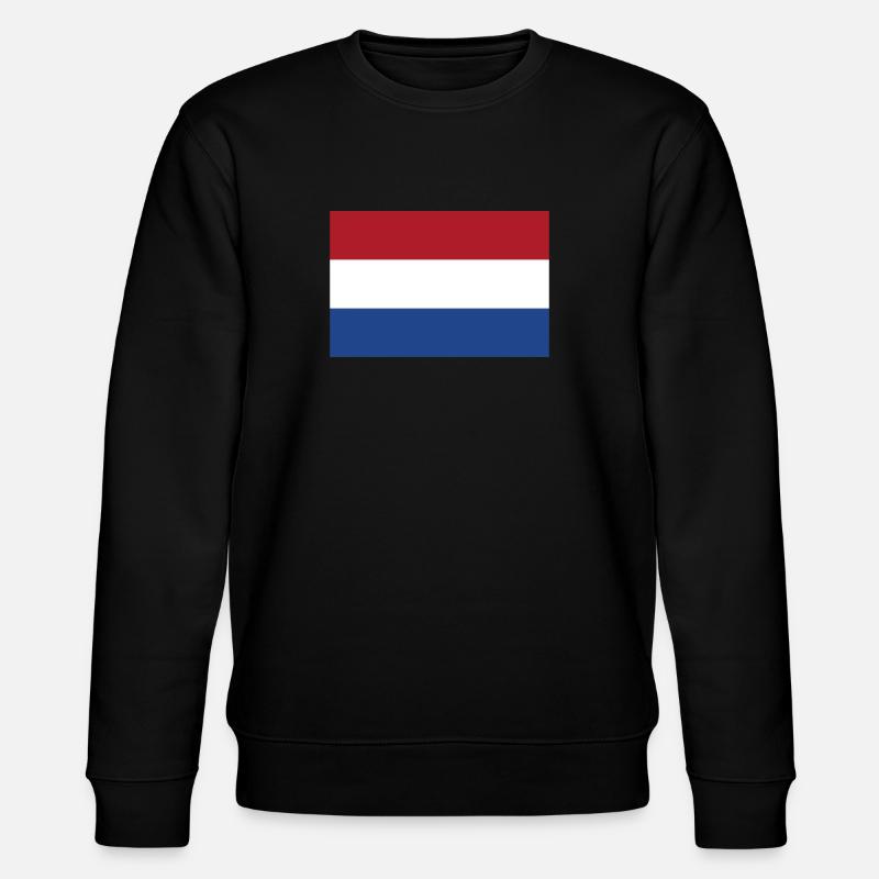 Pays-Bas Hollande Drapeau néerlandais Drapeau - Sweat bio CHANGER Stanley/Stella Unisexe - noir