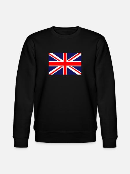 Great Britain British flag flag - Stanley/Stella CHANGER Unisex Organic Sweatshirt - black