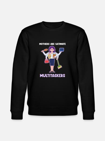 Multitasking for Mother's Day - Stanley/Stella CHANGER Unisex Organic Sweatshirt - black