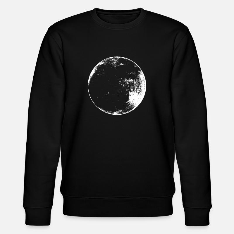 full moon - Stanley/Stella CHANGER Unisex Organic Sweatshirt - black