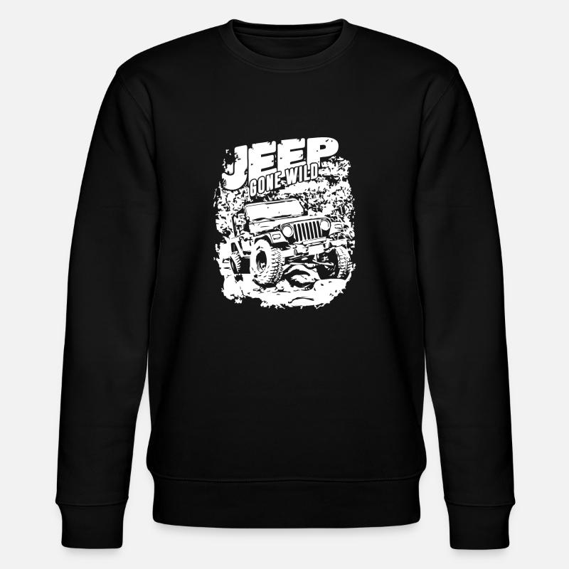 Jeep Gone Wild - Stanley/Stella Unisex Bio-Sweatshirt CHANGER - Schwarz