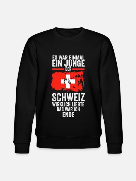 Schweiz Schweizer - Stanley/Stella Unisex Bio-Sweatshirt CHANGER - Schwarz