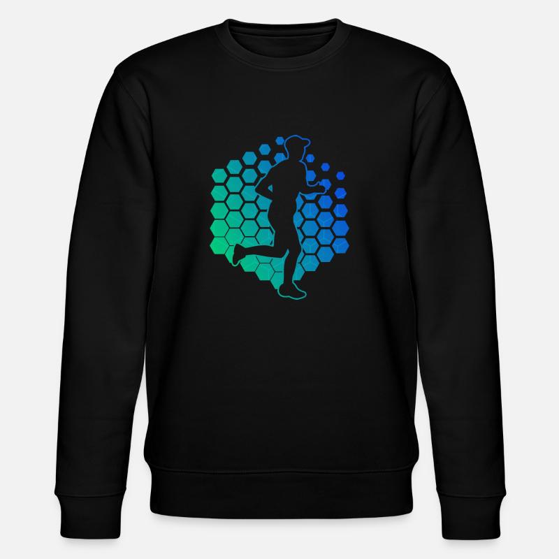 Course de fond Marathon - Sweat bio CHANGER Stanley/Stella Unisexe - noir