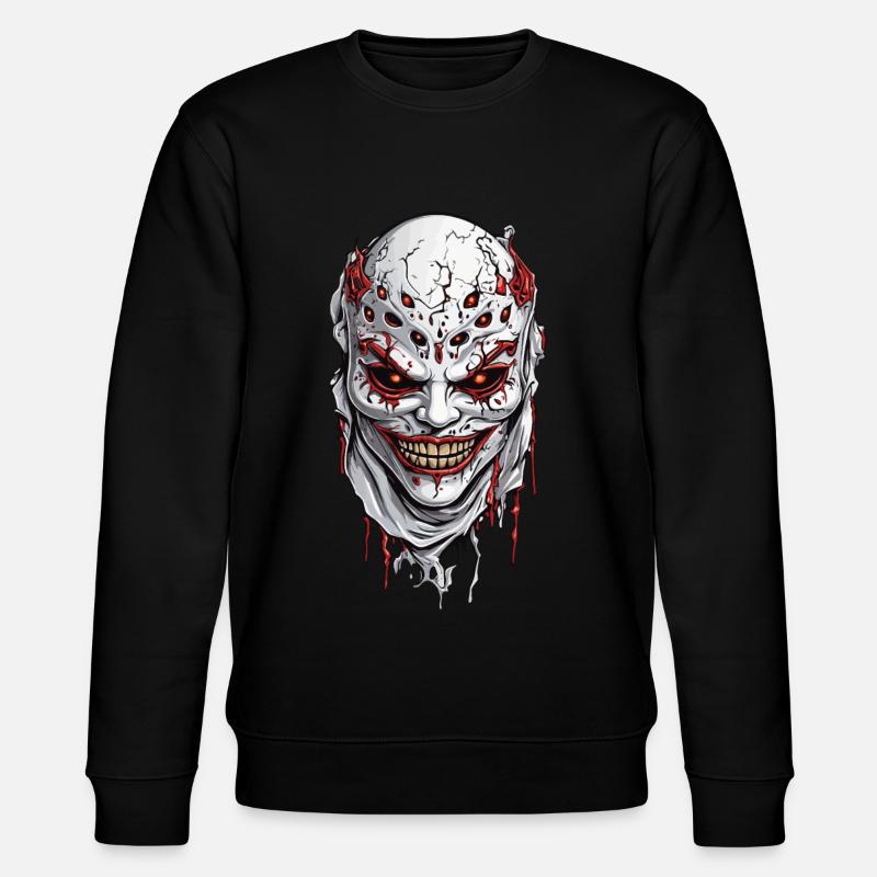 Scary Halloween Psychopath Mask Design - Sweat bio CHANGER Stanley/Stella Unisexe - noir