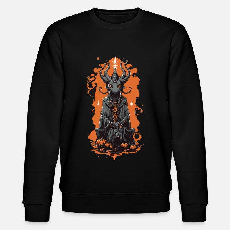 Magicien démon magique d’Halloween - Sweat bio CHANGER Stanley/Stella Unisexe - noir