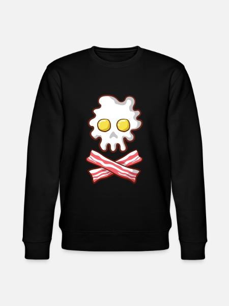 Breakfast Eggs Bacon Gift - Stanley/Stella CHANGER Unisex Organic Sweatshirt - black