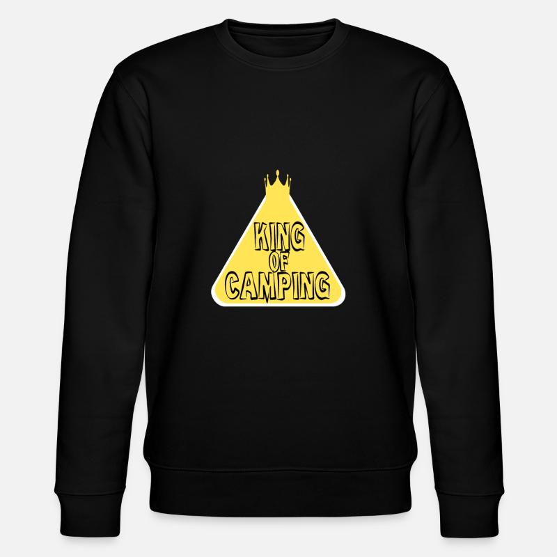 CAMPING KING - Sweat bio CHANGER Stanley/Stella Unisexe - noir