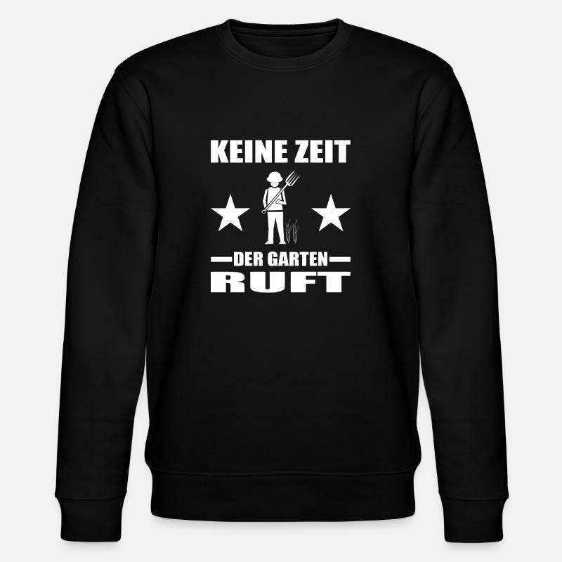 Garten - Stanley/Stella Unisex Bio-Sweatshirt CHANGER  - Schwarz
