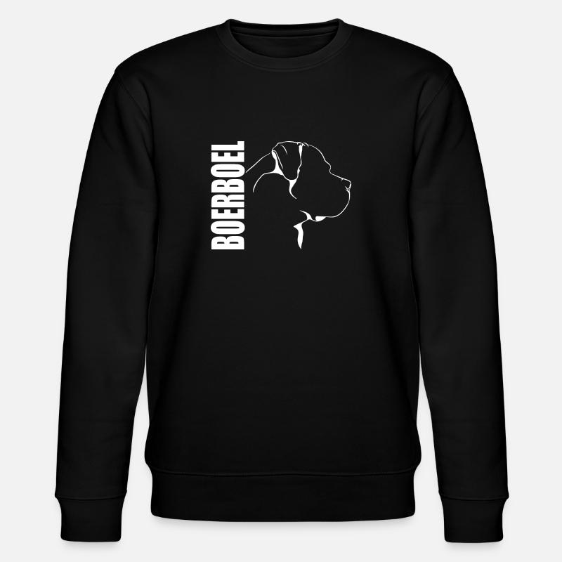BOERBOEL Profil Chiens Chien - Sweat bio CHANGER Stanley/Stella Unisexe - noir