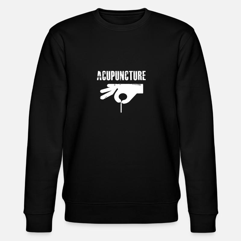 Akupunktur - Stanley/Stella Unisex Bio-Sweatshirt CHANGER  - Schwarz
