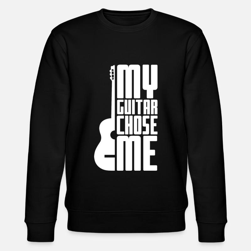 Proverbs Guitar - Stanley/Stella CHANGER Unisex Organic Sweatshirt - black