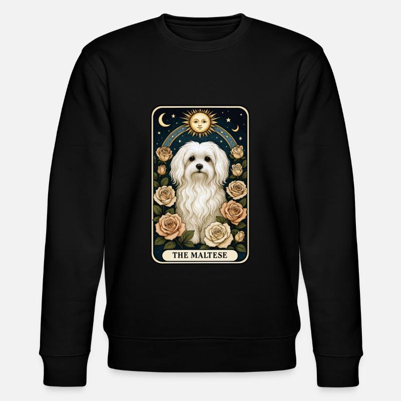 maltesisch - Stanley/Stella Unisex Bio-Sweatshirt CHANGER  - Schwarz
