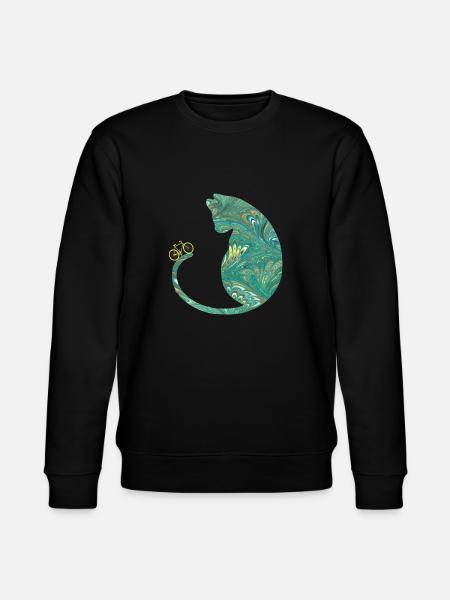 chat et vélo e 71 - Sweat bio CHANGER Stanley/Stella Unisexe - noir