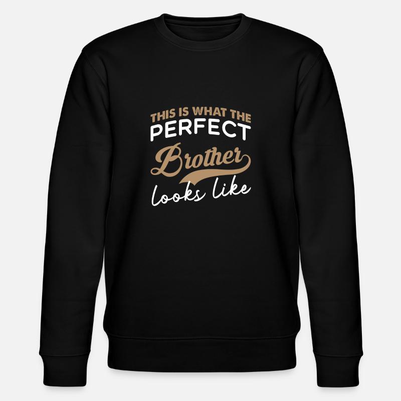 Bester Bruder - Stanley/Stella Unisex Bio-Sweatshirt CHANGER - Schwarz