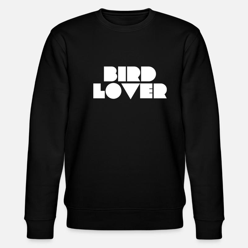 Amoureux des oiseaux - Sweat bio CHANGER Stanley/Stella Unisexe - noir