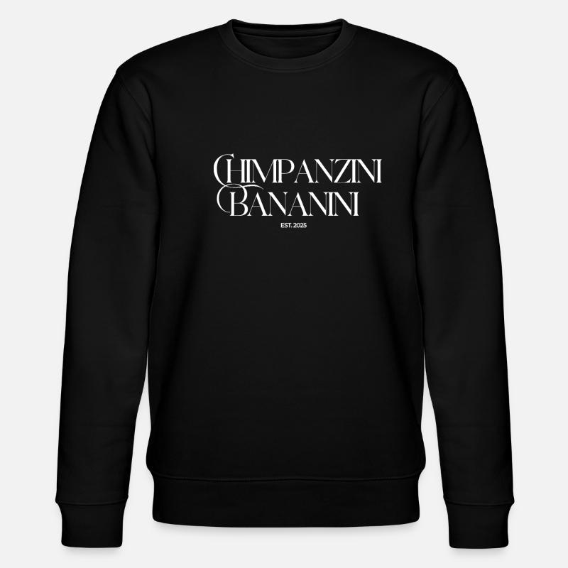 Chimpanzini Bananini - Stanley/Stella Unisex Bio-Sweatshirt CHANGER - Schwarz