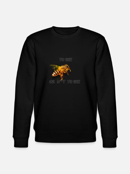 Biene sein oder nicht - Stanley/Stella Unisex Bio-Sweatshirt CHANGER - Schwarz