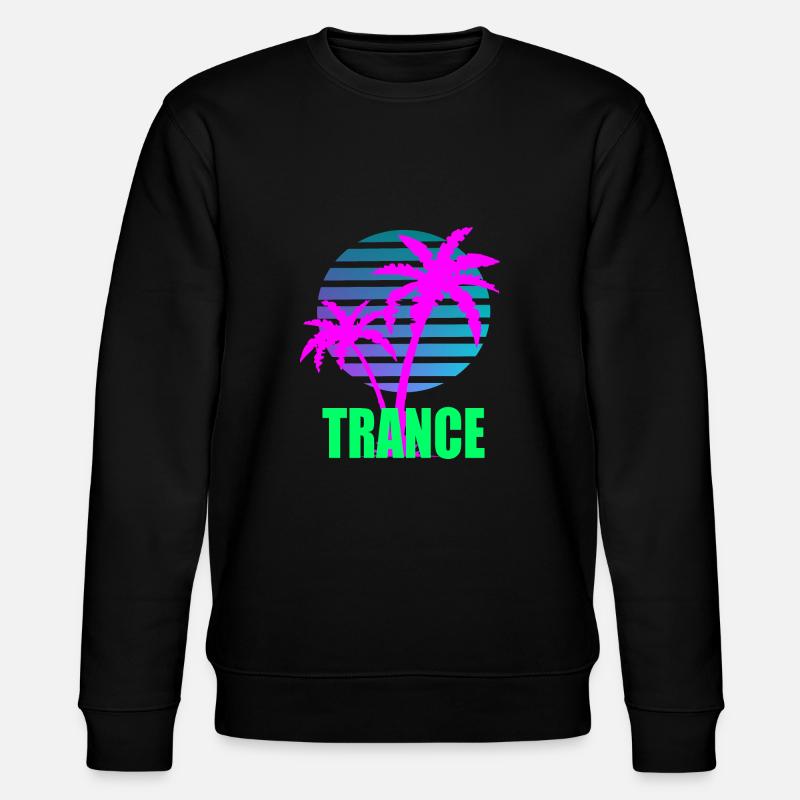 Trance - Stanley/Stella Unisex Bio-Sweatshirt CHANGER  - Schwarz