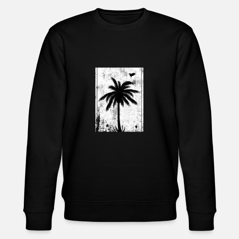 Palme - Stanley/Stella Unisex Bio-Sweatshirt CHANGER  - Schwarz