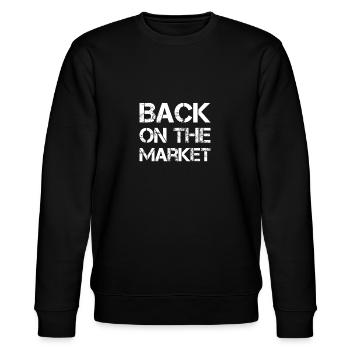 Scheidung - Back on the market - Stanley/Stella Unisex Bio-Sweatshirt CHANGER  - Schwarz - Vorne - Nik (191cm) & Marisol (170cm)