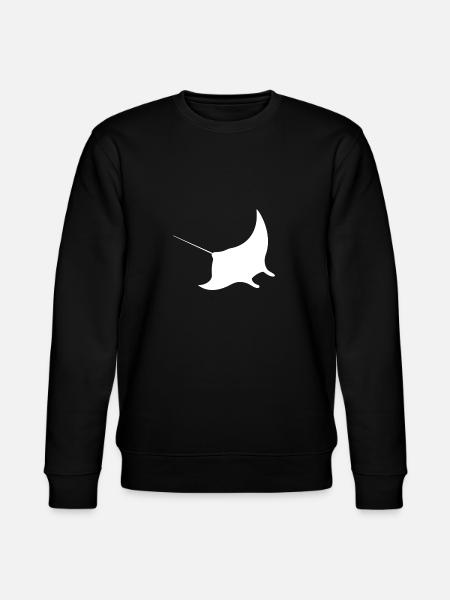 Manta ray diving - underwater - Stanley/Stella CHANGER Unisex Organic Sweatshirt - black